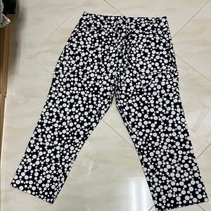 Attyre Navy and White Polka Dot Skirt